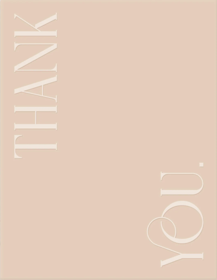 Thank You Card