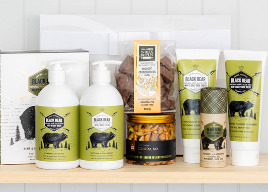 Black Bear Men’s Hemp & Aloe Vera Grooming Gift Set