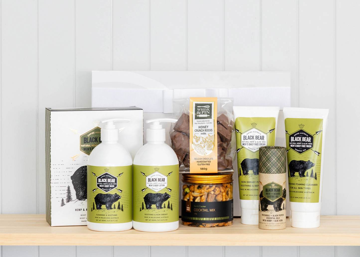 Black Bear Men’s Hemp & Aloe Vera Grooming Gift Set