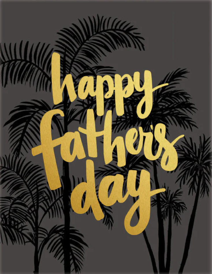 Father's Day Palms Card