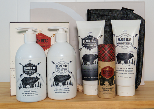 Black Bear Men’s Orange & Cedarwood Grooming Gift Set