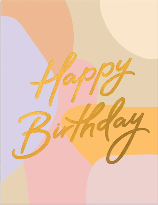 Happy Birthday Paint Card