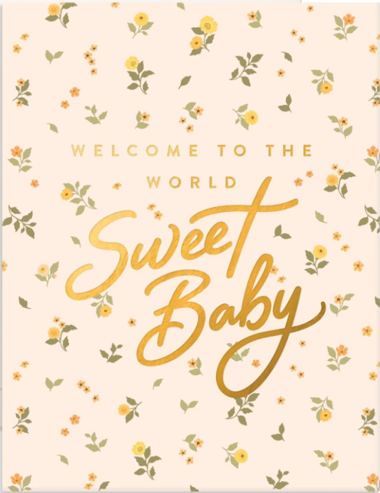 Welcome Sweet Baby Card